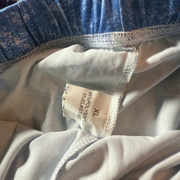 NWOT πShein 2 Printed Denim Western Studded Design Elastic Waistline Leggings - Picture 10 of 13